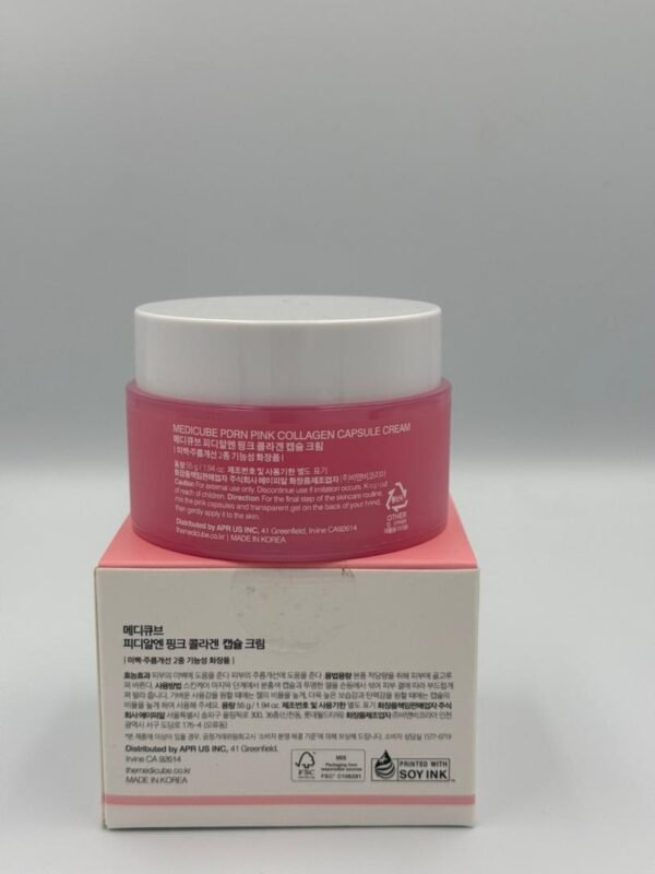 Medicube PDRN Pink Collagen Capsule Cream – Niacinamide 5%.